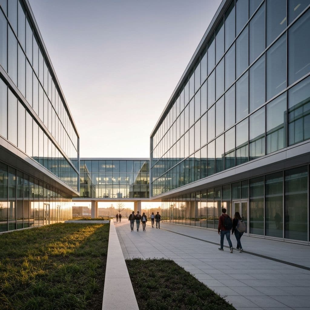 现代科技园区黄金时刻